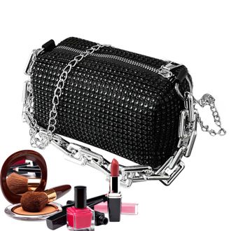 Generic Chic Rhinestone Bag - Mini Glitter Clutch, Sparkling Crystal Embellished, Compact Fashion Accessory, Lightweight Design, Longtail Luxury Solution | ev