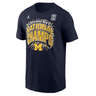 Nike Jordan Mens Michigan (Team) Jordan College T-Shirt in Blue | M11332P463FFMI-NVY