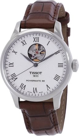 Tissot Le Locle Powermatic 80 Open Heart Silver Dial Mens Watch T0064071603301