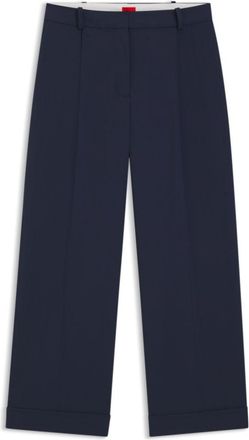 HUGO BOSS Cropped trousers with front pleats