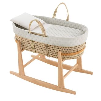 Cambrass Mois&eacute;s palma acolchado + patas madera natural 39x80x61 cm mint