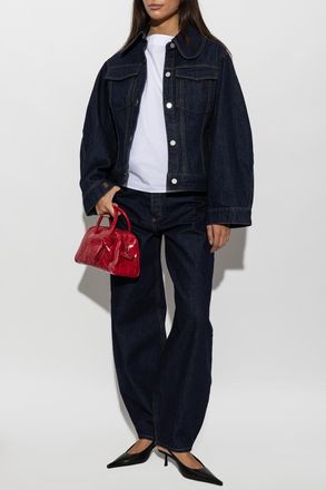 By Malene Birger Villies Denim Jacket, Womens, Navy Blue