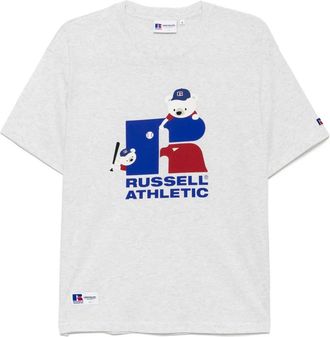 Chocoolate logo-print T-shirt - men - Cotton - S - Grey