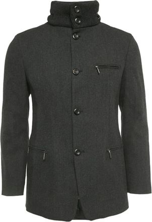 Emporio Armani Cappotto monopetto - Grigio