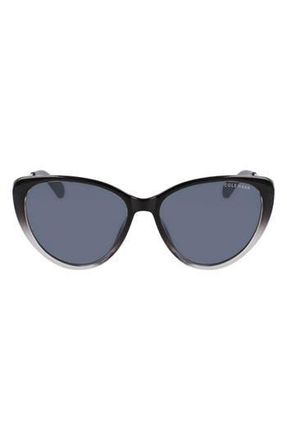 Cole Haan 54mm Polarized Cat Eye Sunglasses in Smoke Gradient at Nordstrom Rack