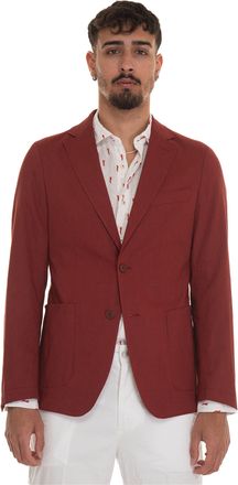 BOSS Giacca sfoderata decostruita P-HANRY-WG Rosso BOSS Uomo