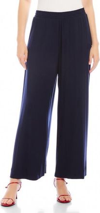 Fifteen Twenty Shilo Ankle Wide Leg Pants in Navy at Nordstrom, Size Medium