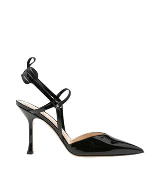 Fendi Black Leather Colibr Pumps