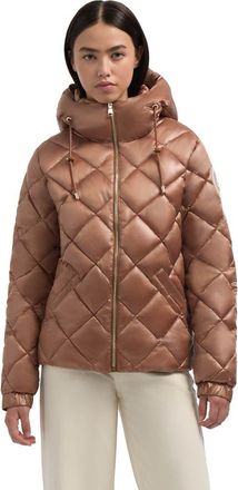 Pajar Skylynn Diamond Quilted Boxy Puffer Jacket in Copper at Nordstrom, Size X-Small