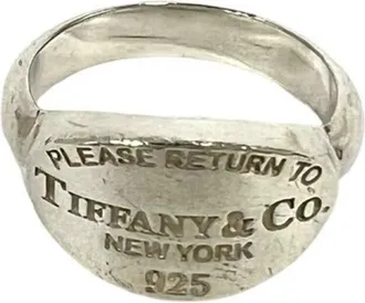 Tiffany & Co. Silver Silver 925 Band Ring (Pre-Owned)