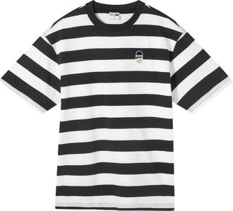 Puma Downtown Striped T-shirt Black White 630115-01