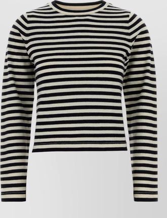 Extreme Cashmere cotton blend embroidered sweater