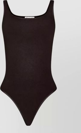 Wolford cotton jersey thong bodysuit