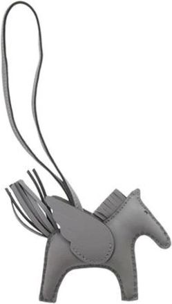 Herm&egrave;s Pre-owned Accessories, female, Gray, Size: ONE SIZE Pre-owned Vintage Bag Charm
