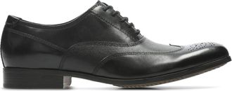 Clarks Mens Gilmore Wing Brogues, Black (Black Leather), 6.5 UK