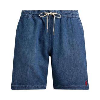 Polo Ralph Lauren Denim Shorts, male, Blue, Size: XL Denim Bermuda Shorts