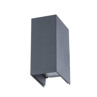Lucande Lucande - L&aacute;mpara De Pared Led Exterior kimian En Negro Aluminio