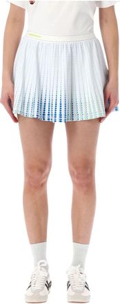 Casablanca Tennis Printed Racer Rok - Dames - Tenniskleding - Wit - XS - Polyester - Fitness