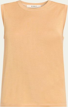 6397 Contrast Stitch Tank Top