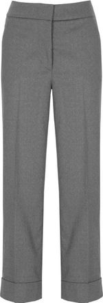 PESERICO Broeken, Dames, Grijs, S, Rechte broek