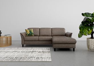 Sit&more Ecksofa »Maggiore L-Form« wahlweise mit Kopfteilverstellung, Bettfunktion und Bettkasten