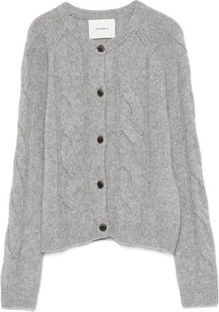Lisa Yang Gwyneth cable-knit cardigan - Grey
