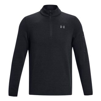 Under Armour Expanse Specialist 1/4 Zip Top Black Grey 1380271-001