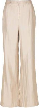 Freebird by Steven wide leg regular waist broek goud