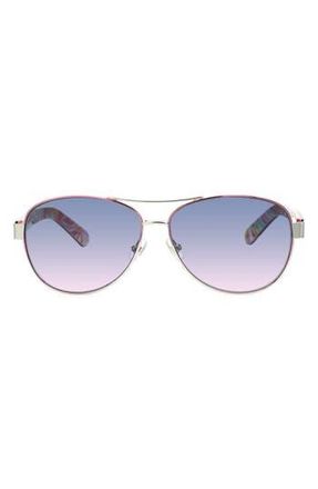 Kate Spade New York dalia2 58mm aviator sunglasses in 0Azv-I4 at Nordstrom Rack