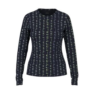 Marc Cain Graphic All-over Long Sleeve Top - Dames - Tops - Veelkleurig - Maat: L