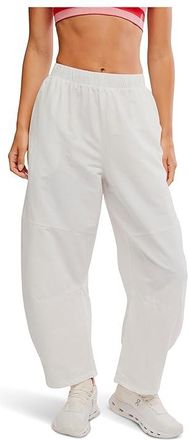 Free People Movement Game Day Pants Womens Clothing White : MD (Womens 8-10), Cotton/Polyester