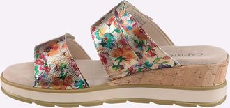 Caprice Pantolette CAPRICE, Damen, Gr. 37, bunt, Glattleder, Schuhe Pantolette