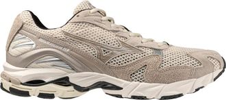 Mizuno Wave Rider 10 - Heren - Hardloopschoenen - Beige - 43 EU - Leer - Fitness