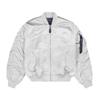 Alpha Industries Ma-1 UV Bomber Jacket - Heren - Bomber jackets - Grijs - XS - Polyester - Jassen