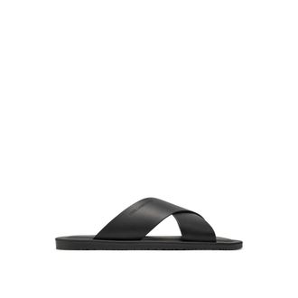 Karl Lagerfeld Sliders, male, Black, Size: 10 US Kastor III Kross Sandal