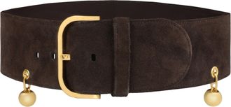 Valentino Wide Suede Belt