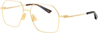 Bottega Veneta BV1332O Gold Metal Frame Eyeglasses - Gold