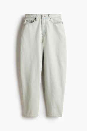 H&M Barrel High Jeans - Blasses Denimblau