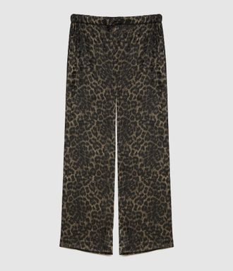 Jeanne Vouland Pantalon Livio Imprim&eacute; Leopard