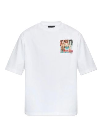 Dsquared2 graphic T-shirt - Bianco