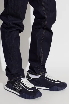 Dolce & Gabbana DG Athletic Sports Shoes, Mens, Navy Blue