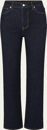Veronica Beard Leah Mid-Rise Straight Jeans