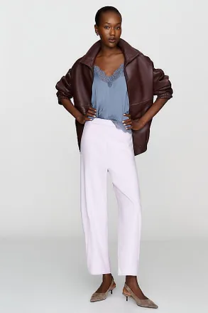 Maeve Crop Curved Trousers Pants