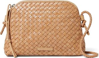 Loeffler Randall Mallory Woven Leather Crossbody Bag in Desert Sand at Nordstrom