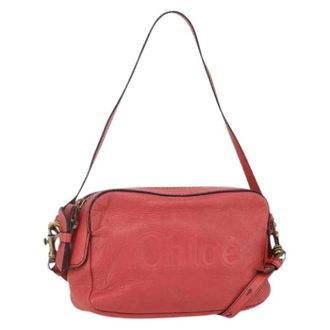 Chlo&eacute; Pre-owned Cross Body Bags, female, Red, Size: ONE SIZE Pre-owned Shoulder Bag