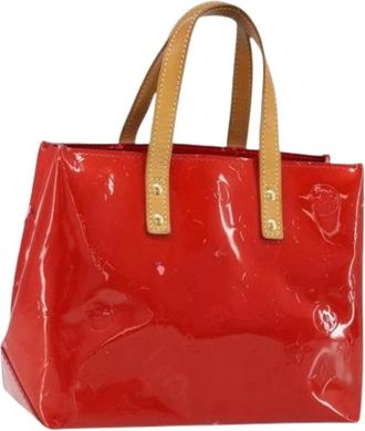 Louis Vuitton Pre-owned Tote Bags, female, Red, Size: ONE SIZE Pre-owned Vintage Patent Leather Hand Bag
