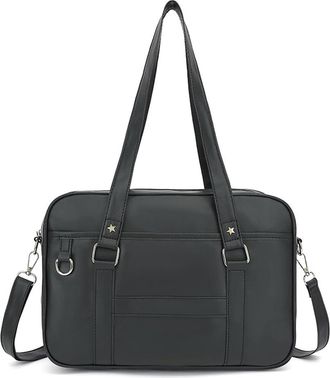 Generic PU Crossbody Bag Large Capacity Top Handle Bag Trendy Crossbody Handbag for Women Shopping