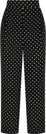 Valentino Plusdepois Straight Broeken - Dames - Straight fit broeken - Zwart - XL - Broeken