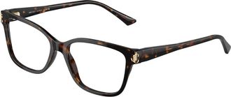 Jimmy Choo London Glasses, unisex, Brown, Size: 55 MM Optical Frame