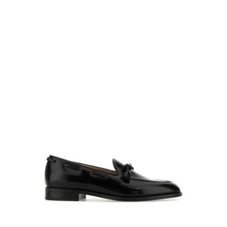 Valentino Garavani Loafers, male, Black, Size: 7 US Bowshire Loafer